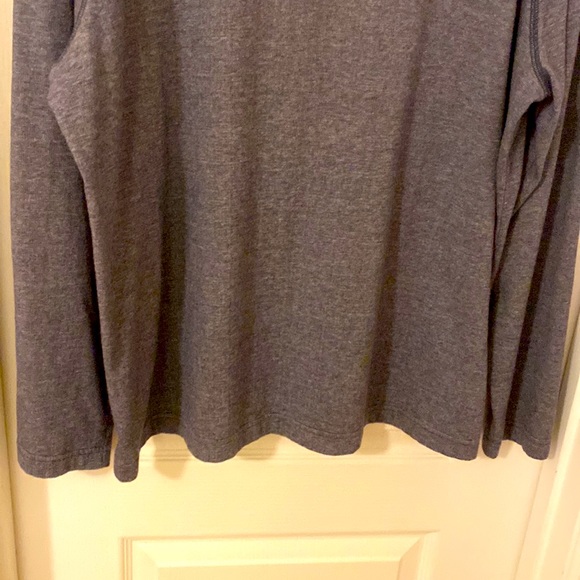 Ocean and Coast XXL Pullover Zippered Neck Blue Distressed Heather - Picture 7 of 15